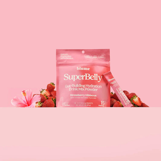 Super belly hydration and Gut Mix Strawberry Hibiscus