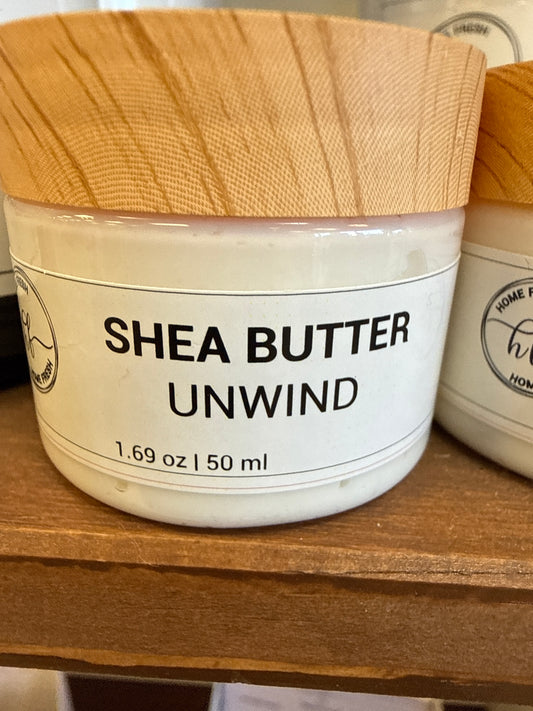 Unwinded shea butter