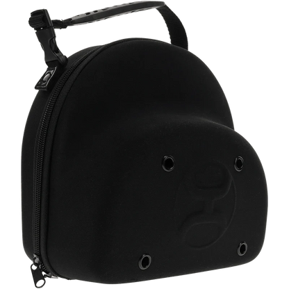 Cap Carrier Black with Greyscale Hooey Rodeo Pattern Inside with Hooey Logo and Handle to Carry