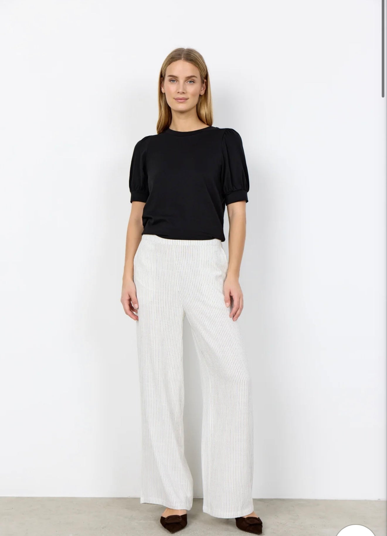 Cannie Linen Stripe Pants