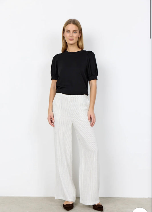 Cannie Linen Stripe Pants