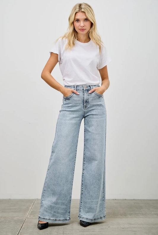 High Rise Wide Leg