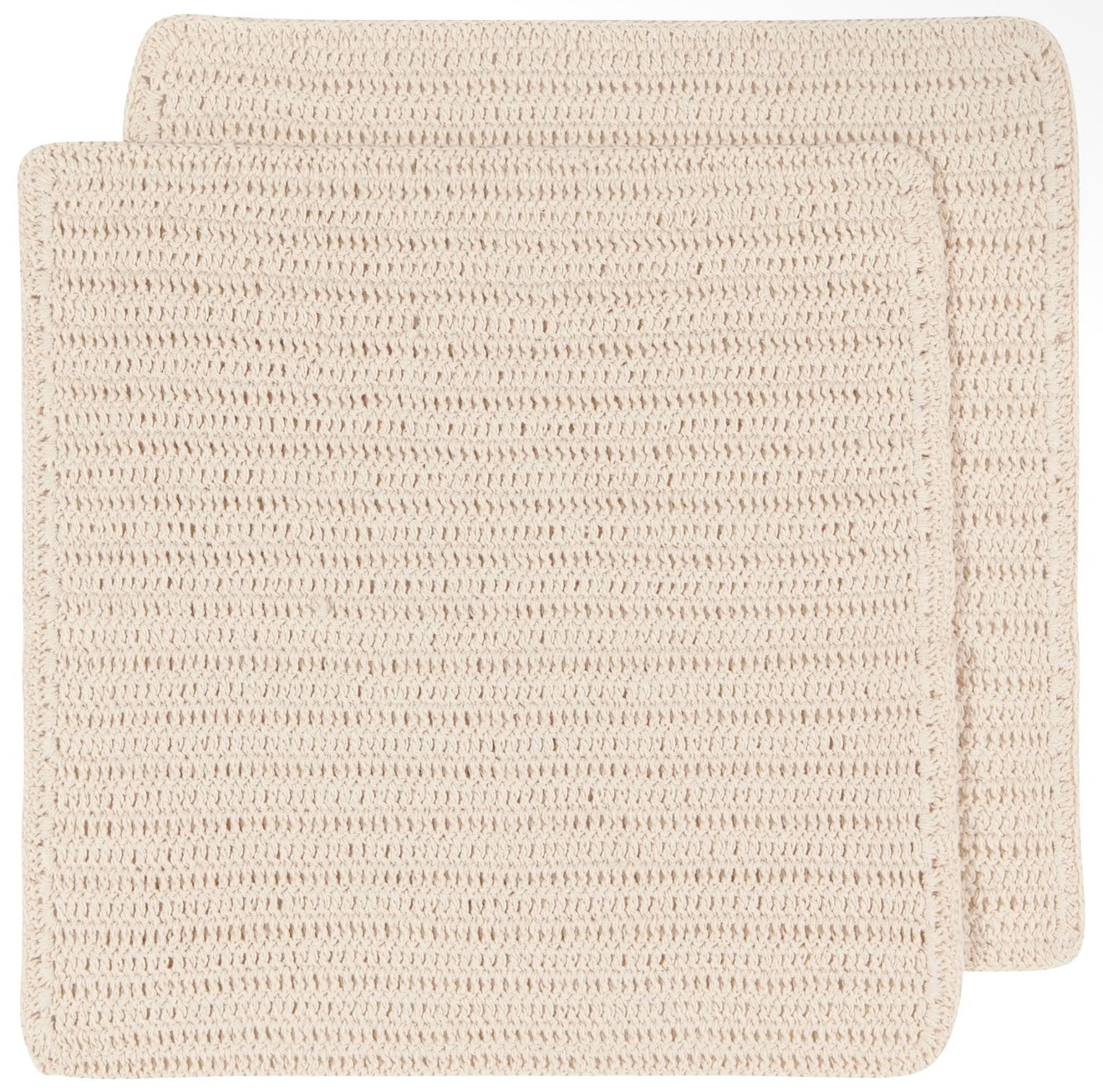 Homespun Natural Crocheted Dishcloths
Set of 2