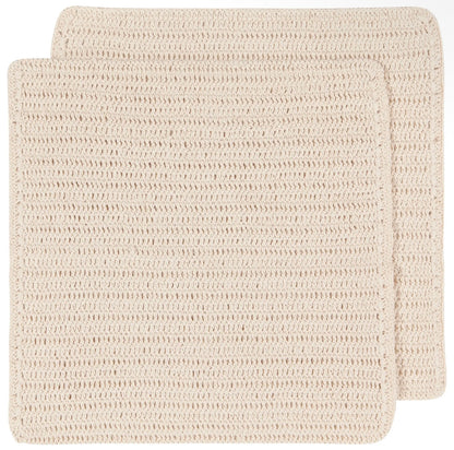 Homespun Natural Crocheted Dishcloths
Set of 2