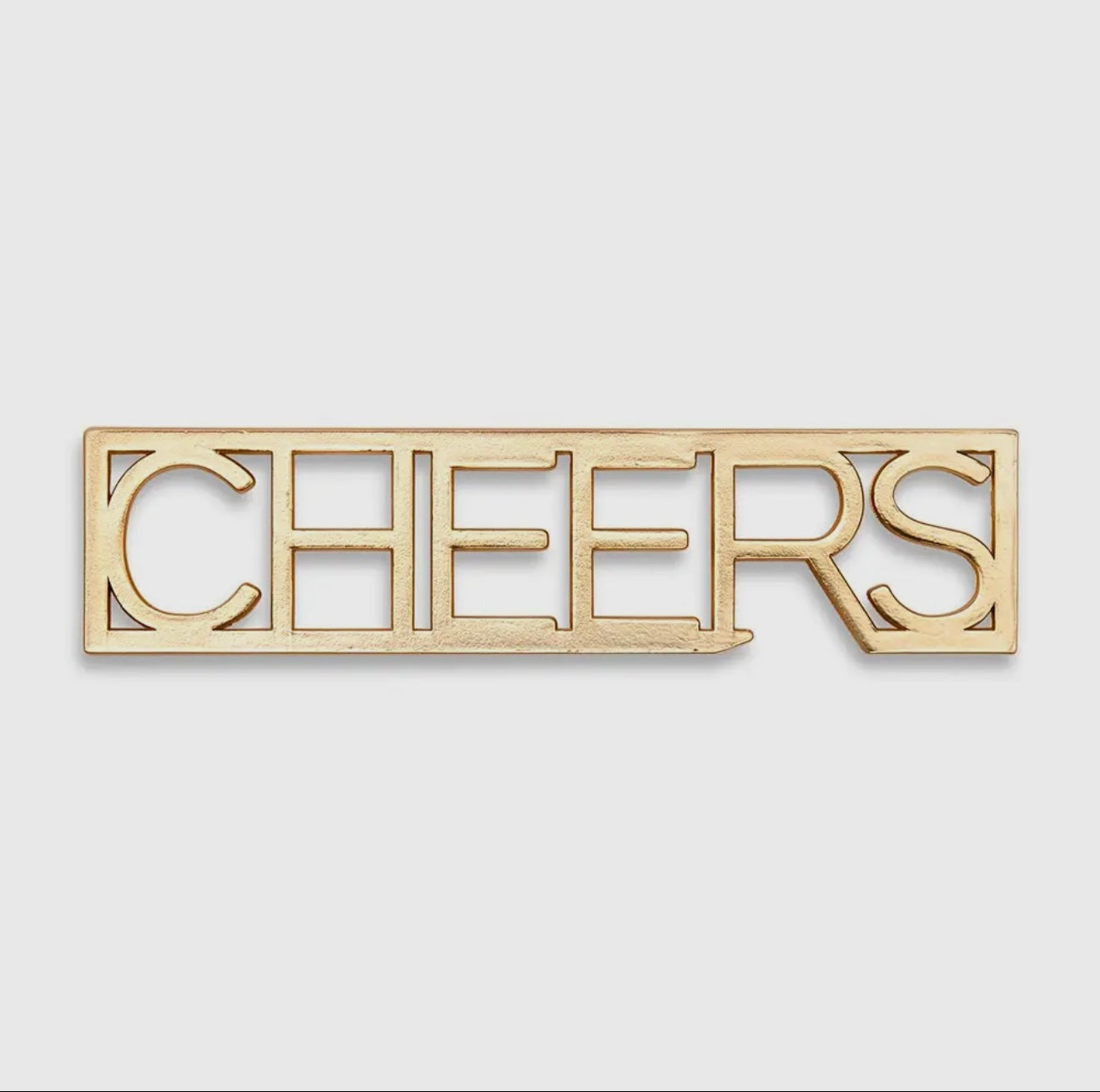 Gold Cheers Bottle Opener