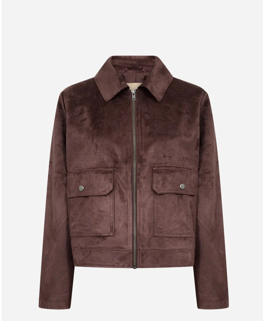 SC-HAJRA 1 JACKET DARK PLUM