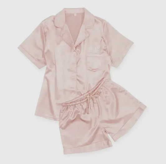 Women's Satin Pajama Sleepwear Set