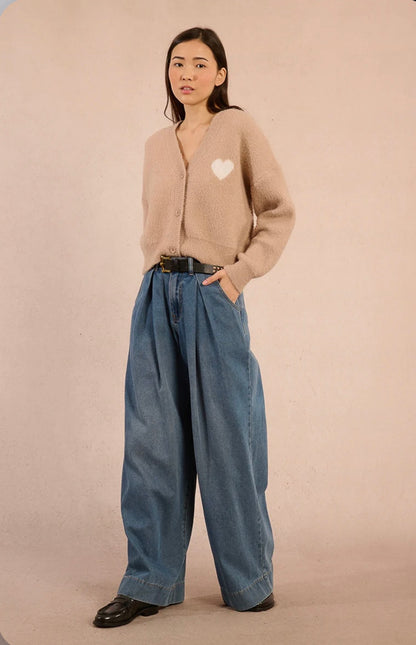 LADIES KNITTED CARDIGAN