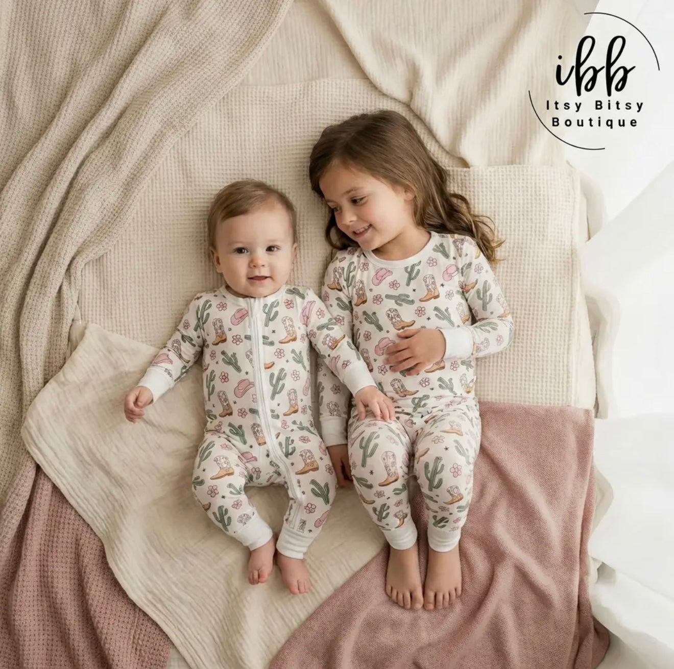 Sweet Stampede - Soft, Breathable One-Piece Bamboo Pajama