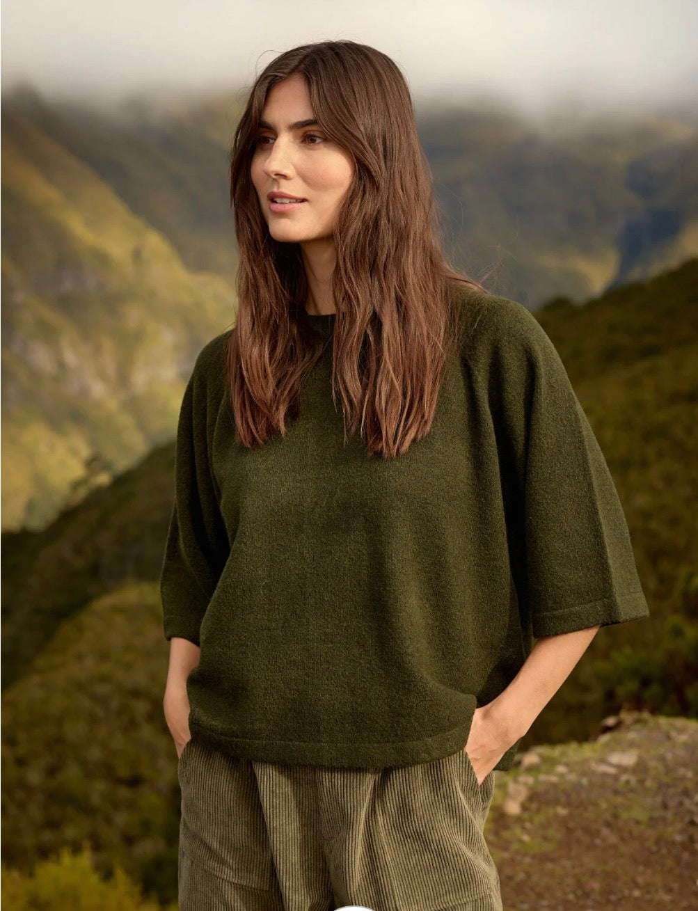 SC-ORLEAN 1 PULLOVER DARK GREEN