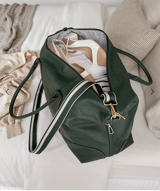 Alexis stripe weekender