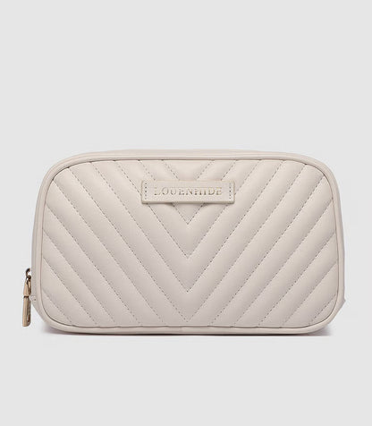 Lacey Quilted Makeup Bag