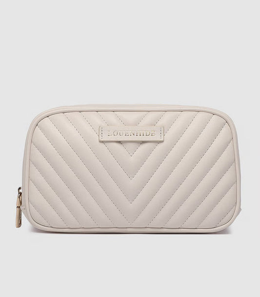 Lacey Quilted Makeup Bag