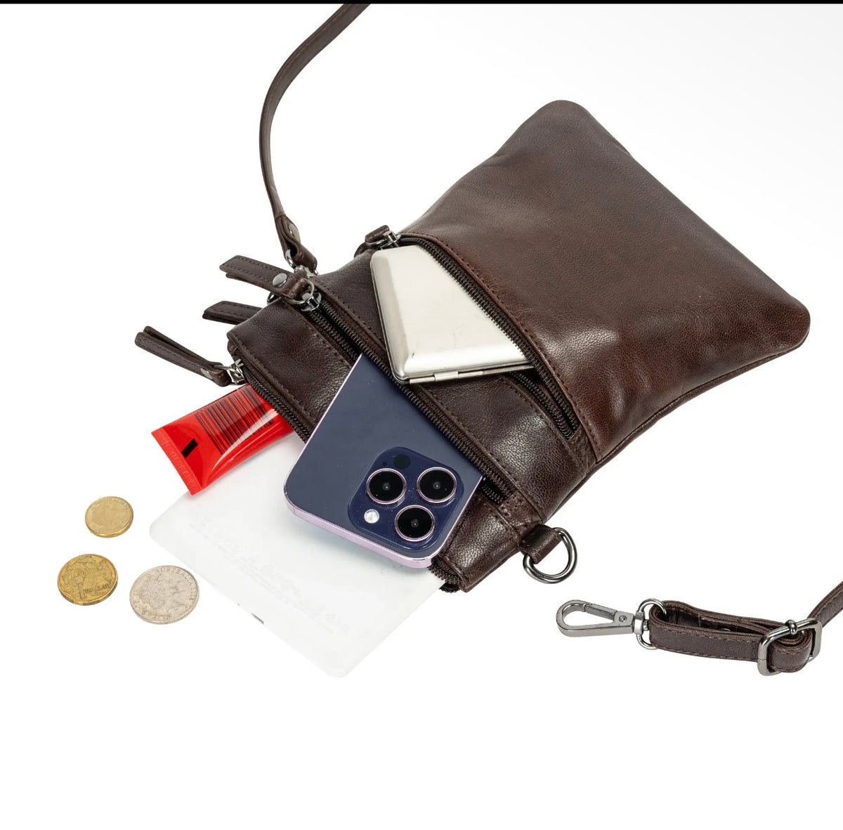 The Cedar | Compact Full-Grain Leather Bag