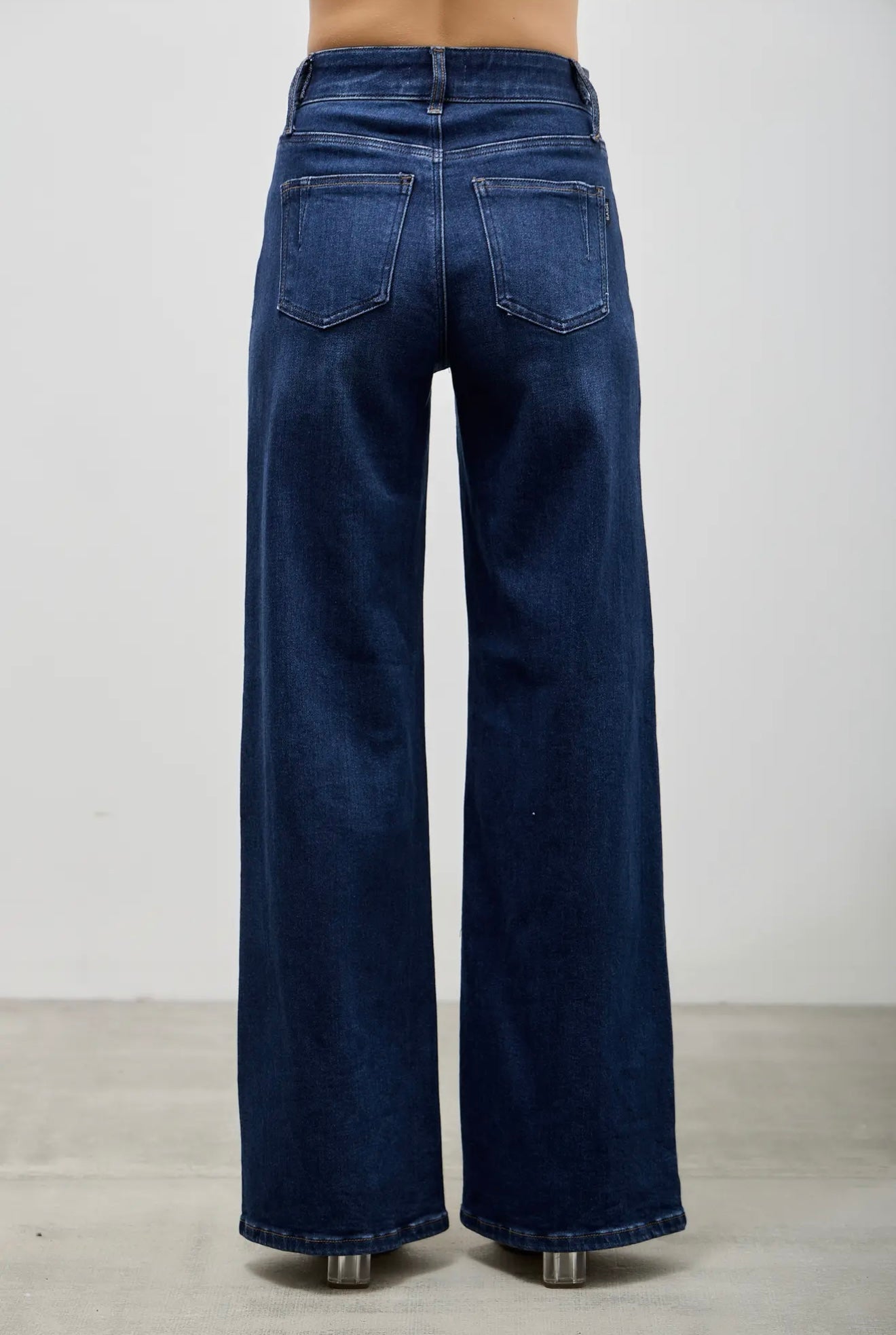 High Rise Wide Leg With Double Button