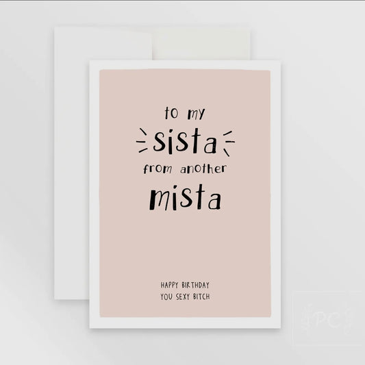 To My Sister From Another Mister