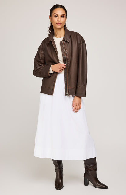 Audrey Vegan Leather Jacket
