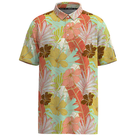 Hot-Shot Hooey Polo Floral Print