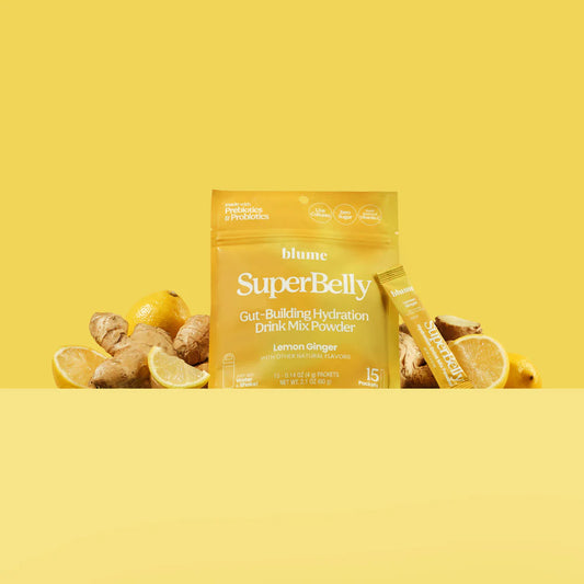 Super belly hydration and Gut Mix lemon ginger
