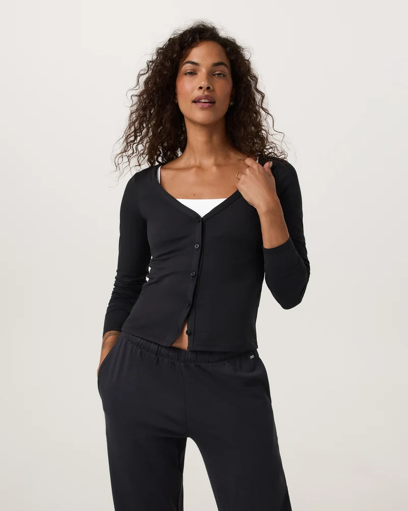 Long Sleeve Halo V-Neck Cardigan