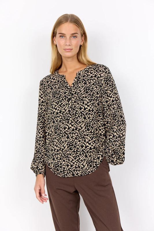 Bridgette ladies printed top
