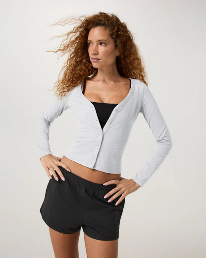 Long Sleeve Halo V-Neck Cardigan