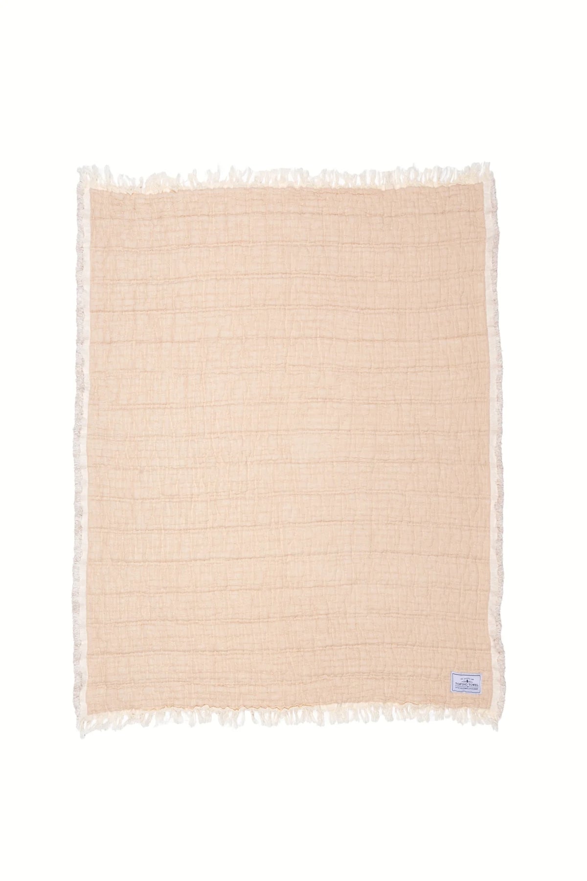 THE LOTUS | Quilted Stripe Baby Blanket