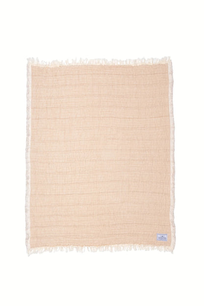 THE LOTUS | Quilted Stripe Baby Blanket
