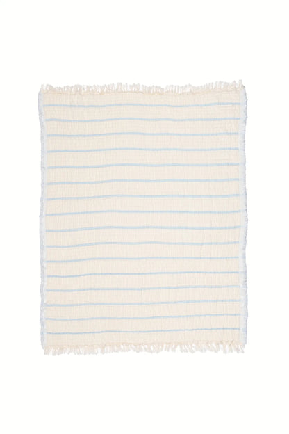 THE LOTUS | Quilted Stripe Baby Blanket