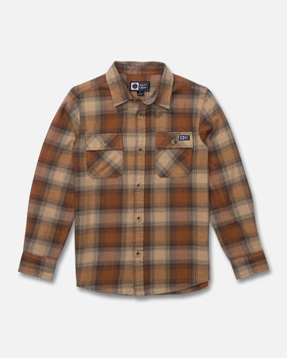Daybreak Boys Flannel - Friar Brown