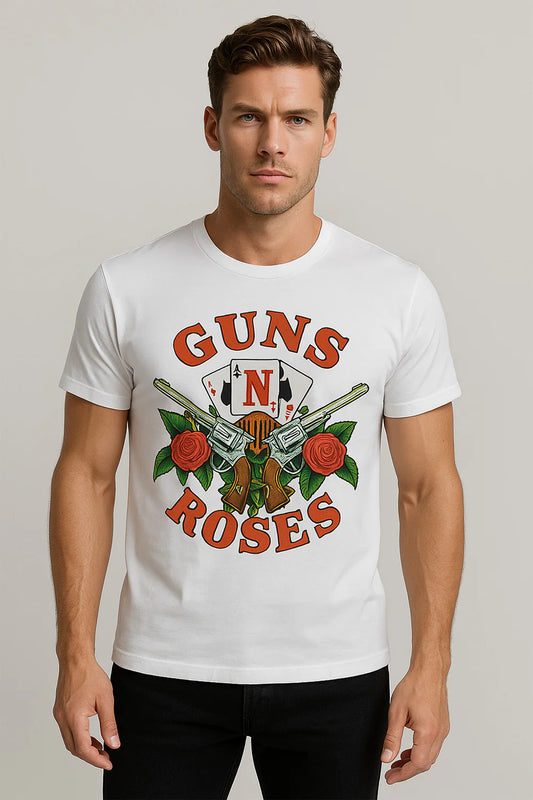 Guns N’ Roses Paradise City Tee – Vintage Band Tee in White