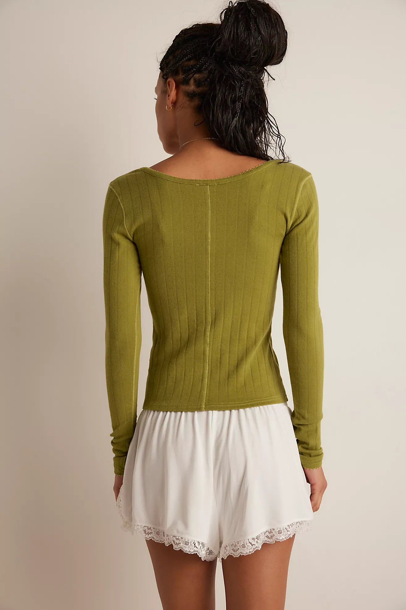 End Game Pointelle Long Sleeve