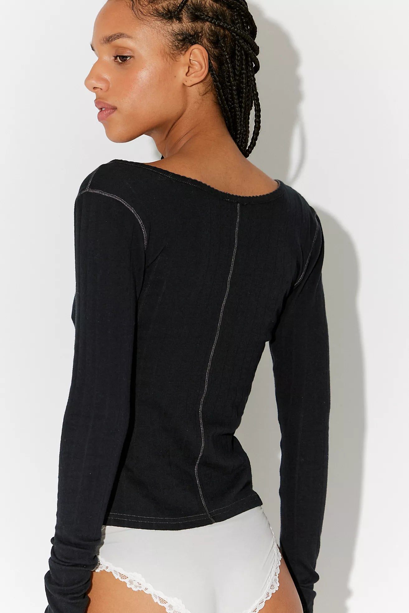 End Game Pointelle Long Sleeve