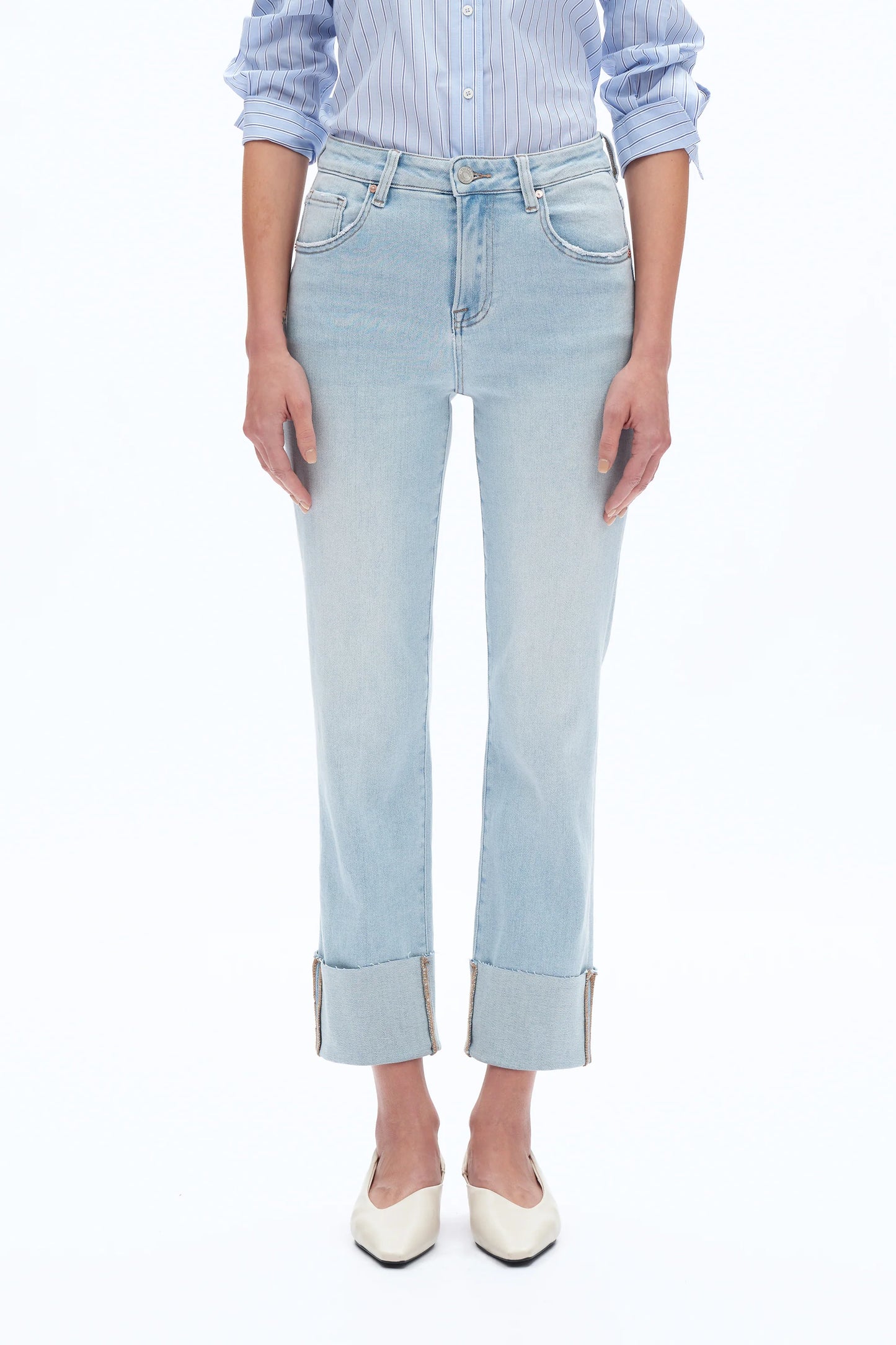 Zephyrine High
Rise Wide Leg light blue
