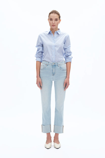 Zephyrine High
Rise Wide Leg light blue