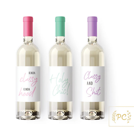Wine bottle labels