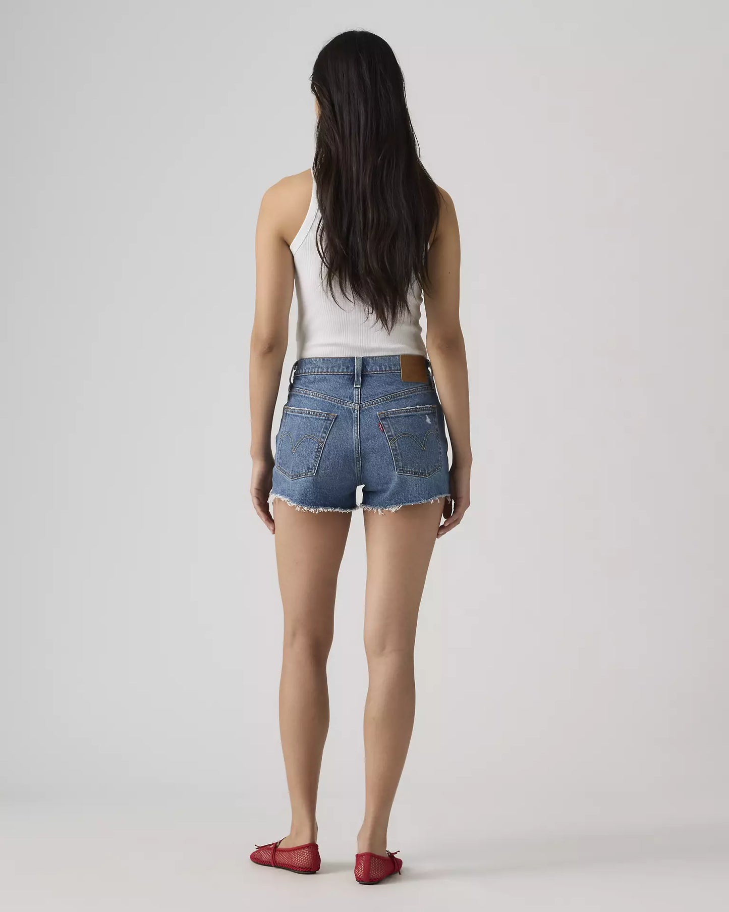 501® Original Fit High-Rise Shorts Roll Away