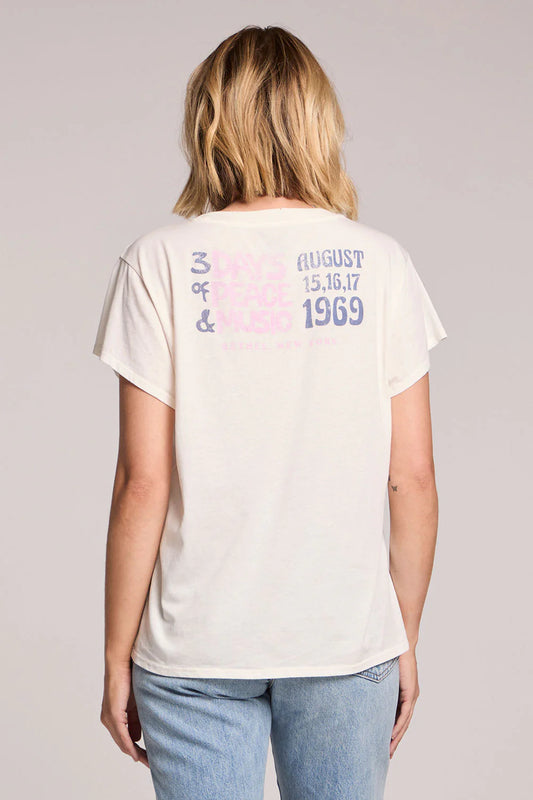 Woodstock American Flag Tee