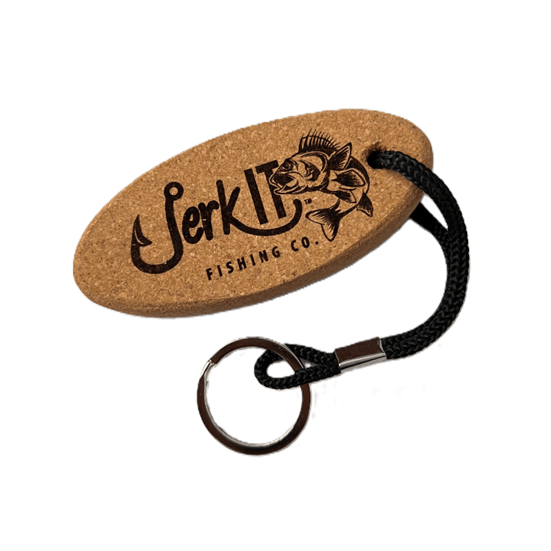 Jerk It Cork Floating Keychain – Walleye