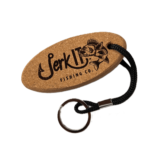 Jerk It Cork Floating Keychain – Walleye