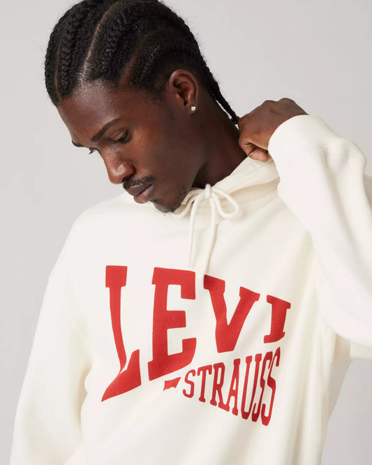 RELAXED FIT GRAPHIC HOODIE SWEATSHIRT
