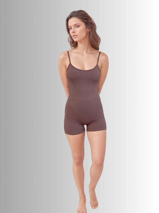 Maisie Romper Dark Mauve