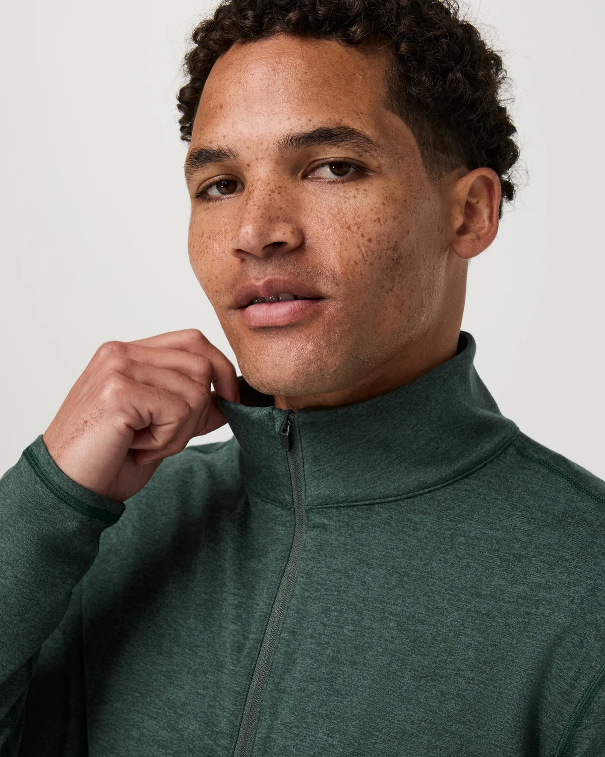 Ponto 1/2 Zip Mock Neck