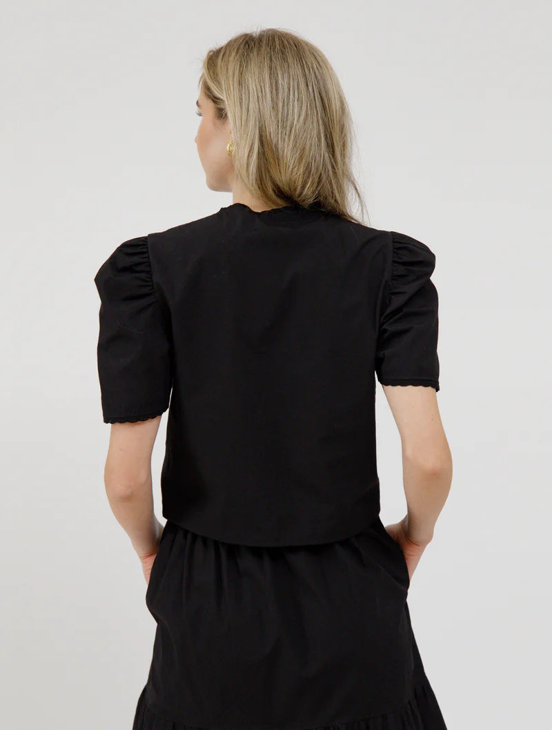 Poplin Tie Up Top