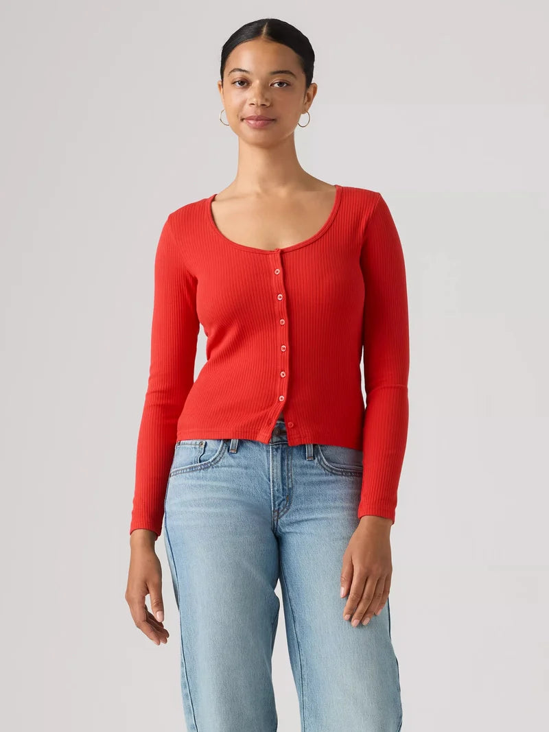 Women's Levi's Austen Button Through Long Sleeve Shirt