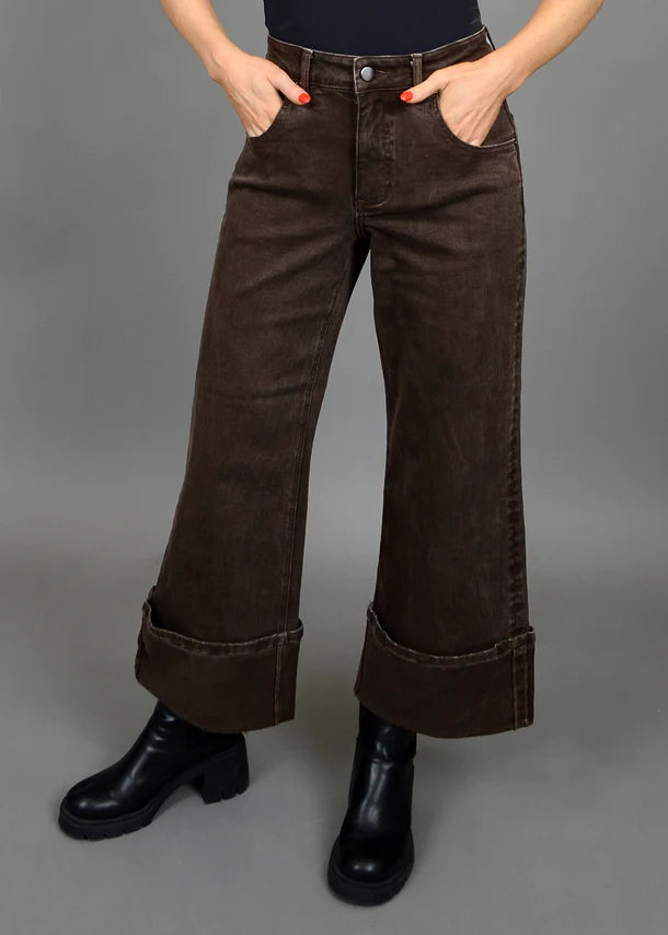 Carla Stretch Twill Cuff Pant