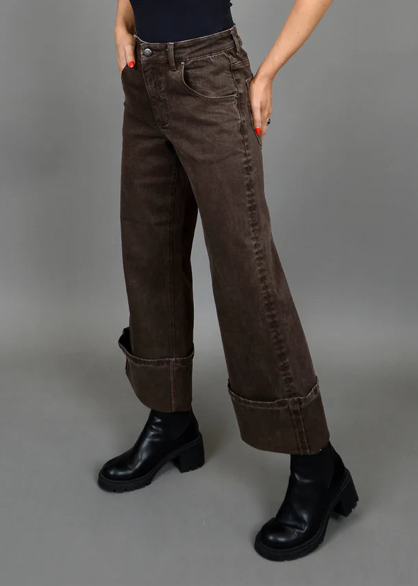 Carla Stretch Twill Cuff Pant