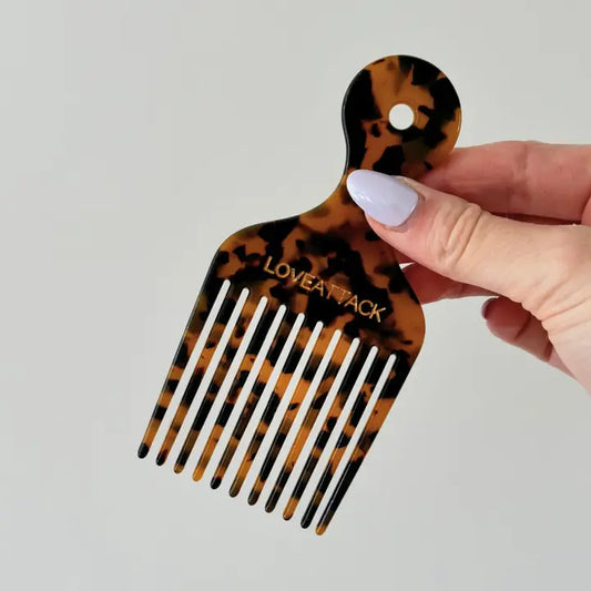Cellulose Acetate Pick Hair Combs