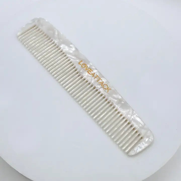 Cellulose Acetate Fine Tooth Styling Combs