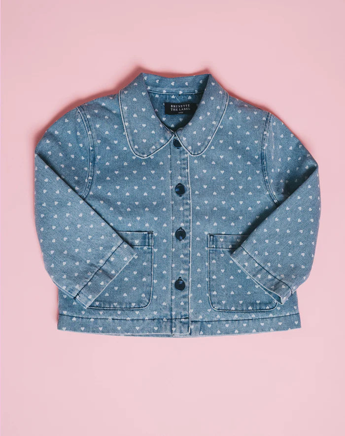 Kids Denim Heart Jacket